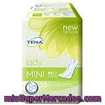 Compresa De Incontinencia Mini Tena Lady, Paquete 20 Unid.