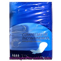 Compresa Incontinencia Maxi (absorcion 4), Deliplus, Paquete 12 U