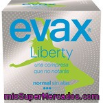 Compresa Normal Sin Alas Evax Liberty 16 Unidades