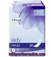 Compresa Para Perdidas Moderadas De Orina Tena - Lady 12 Ud.