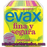 Compresa Sin Alas Evax F&s, Paquete 16 Unid.