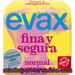 Compresas Normales Con Alas Evax 12 Unidades