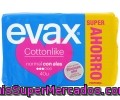 Compresas Ultra Normal Evax Cottonlike 40 Unidades