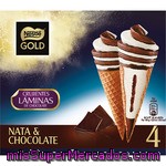 Cono De Nata-chocolate Nestlé Gold, Pack 4x70 Ml
