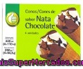 Cono Nata Y Chocolate Producto Económico Alcampo 4 Unidades De 125 Gramos