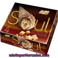Cono Soul Dulce De Leche Kalise, Pack 4x130 Ml