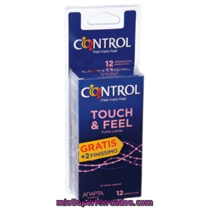 Control Preservativos Touch & Feel Caja 12 Unidades
