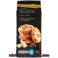 Cookies Con Choc. Blanco-aránd. Eroski Seleqtia, Paquete 200 G