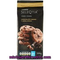 Cookies Con Choco. Negro-avell. Eroski Seleqtia, Paquete 200 G