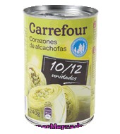 Corazones De Alcachofas 10/12 Piezas Carrefour 240 G.