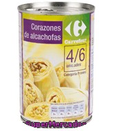 Corazones De Alcachofas 4/6 Piezas Carrefour 240 G.