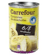 Corazones De Alcachofas 6/8 Piezas Carrefour 240 G.