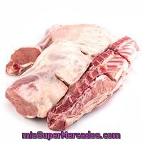 Cordero Lechal Limpio Por Medios O Enteros, Bandeja Peso Aprox. 3 Kg