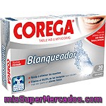 Corega Tabletas Limpiadoras Para Prótesis Blanqueadora Con Fórmula Microclean Caja 30 Tabletas