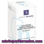 Corpore Beauty Colágeno Hidrolizado Y ácido Hialurónico Hidrata Y Regenera La Piel 60 Cápsulas Caja 84 G