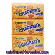 Cracker´s Classic Carrefour 3x100 G.