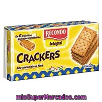 Crackers Integrales Recondo, Paquete 250 G
