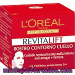 Crema Antiarrugas, Dermo Expertise-revitalif (rostro, Contorno Rostro) L´oreal 50 Mililitros