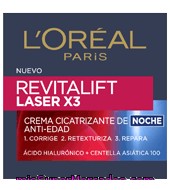 Crema Cicatrizante De Noche Anti-edad Laser X3 L'oréal-revitalift 50 Ml.