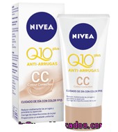 Crema Con Color Cc Q10 Anti-arrugas Nivea 50 Ml.