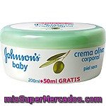 Crema Corporal De Oliva Piel Seca Johnson's Baby 200 Ml.