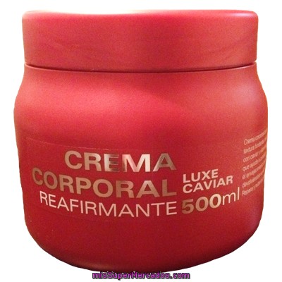 Crema Corporal Reafirmante Caviar ***tamaño Ahorro***, Deliplus, Tarro 500 Cc