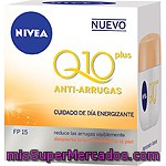 Crema De Día Anti-arrugas Fp15 Q10 Plus Para Piel Apagada Nivea 50 Ml.