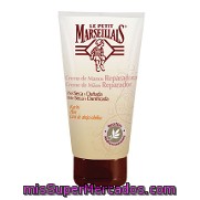 Crema De Manos Reparadora Con Karité, Aloe Y Cera De Abeja Le Petit Marseillais 75 Ml.