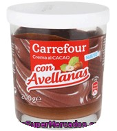 Crema De Untar De Cacao Con Avellanas Carrefour 200 G.