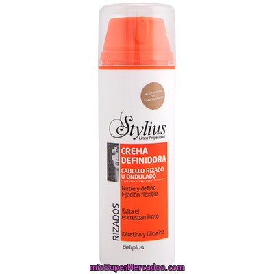 Crema Definidora Cabello Rizos Stylius, Deliplus, Bote 150 Cc