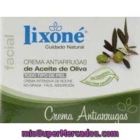 Crema Facial Antiarrugas De Oliva Lixone, Tarro 50 Ml