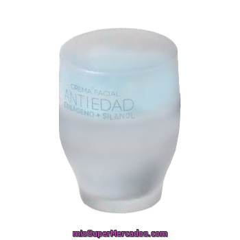 Crema Facial Antiedad Con Colageno Y Silanol, Deliplus, Tarro 50 Cc