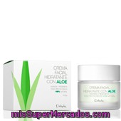 Crema Facial Hidratante Con Aloe Vera, Deliplus, Tarro 50 Cc