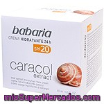 Crema Hidratante Facial Extracto De Caracol Fps 20 Babaria 50 Ml.