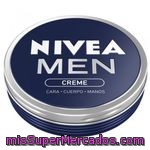 Crema Hidratante Para Cara Cuerpo Y Manos Nivea Men 150 Mililitros