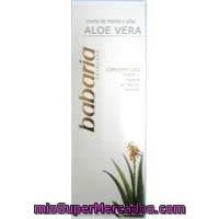 Crema Manos Aloe Vera Babaria, Caja 100 Ml