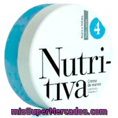 Crema Manos Nº 4 Nutritiva, Deliplus, Tarro 150 Cc