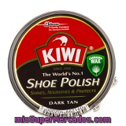 Crema Para Calzado Color Marrón Oscuro Kiwi 50 Ml.