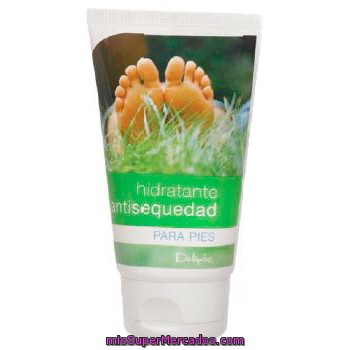 Crema Pies Hidratante Antisequedad, Deliplus, Tubo 125 Cc