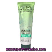 Crema Suavizante Hidratante Pure Force Para Cabello Dañado Y Quebradizo L'oréal-hair Expertise 250 Ml.