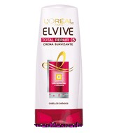 Crema Suavizante Total Repair Para Cabellos Dañados L'oréal-elvive 250 Ml.