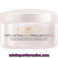 Crema Triple Activa Piel Seca L`oreal, Tarro 50 Ml