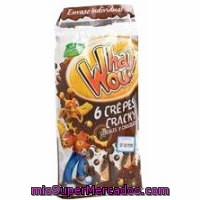 Crepes Crujientes Con Cereales Y Chocolate Whawou! 6 Unidades 190 Gramos