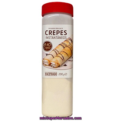 Crepes Instantaneo Polvo, Hacendado, Botella 200 G