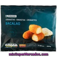 Croquetas De Bacalao Eroski, Bolsa 350 G