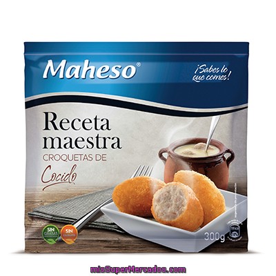 Croquetas De Cocido Maheso 300 Gramos