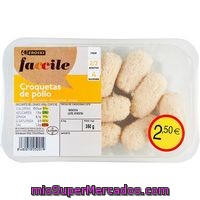 Croquetas De Pollo Eroski Faccile, Bandeja 350 G