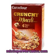 Crunchy Muesly 4 Nueces Carrefour 750 G.