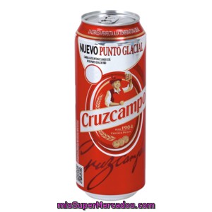 Cruzcampo Cerveza Rubia Nacional Lata 50 Cl