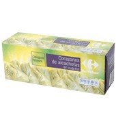 Cuartos De Corazones De Alcachofa De Primera Carrefour Pack 3x125 G.